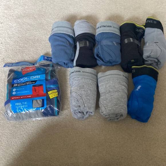Other - NIP Hanes 3-pak boy’s briefs plus 7 pair still new & banded